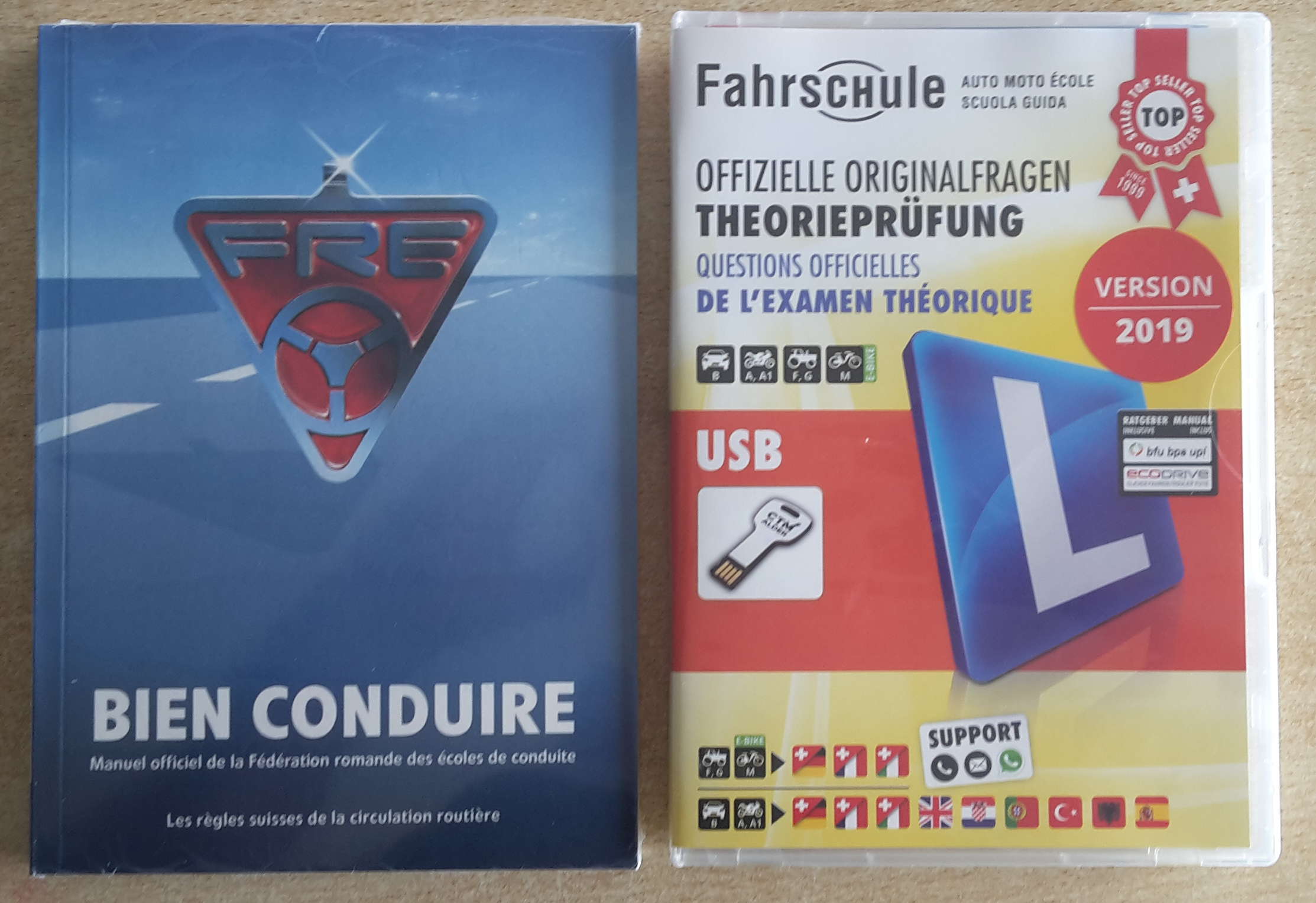 Clef USB + le livre BIEN CONDUIRE